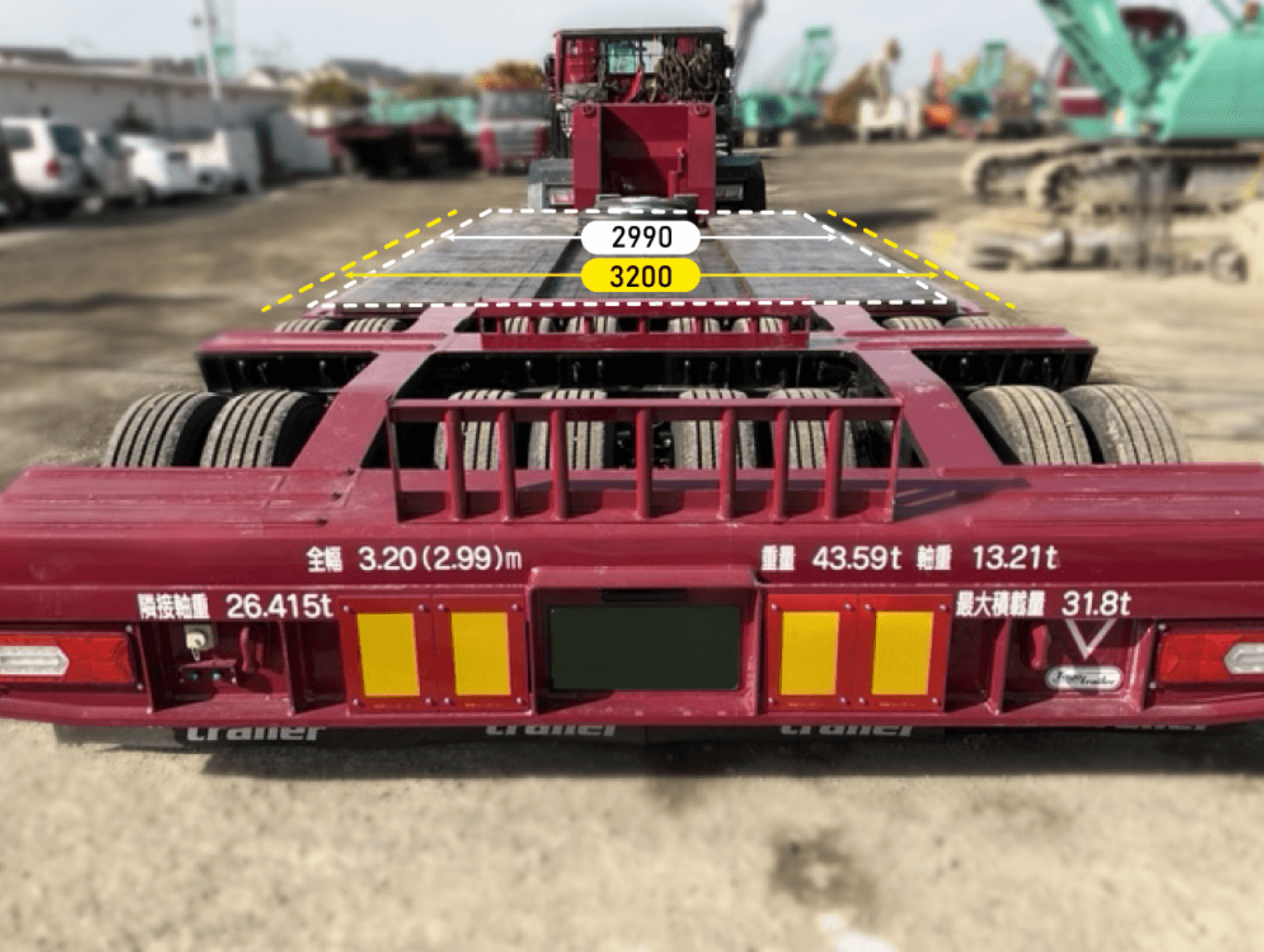 拡幅低床トレーラー01